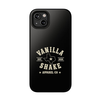 Black w/Ivory Logo lmpact-Resistant Phone Cases