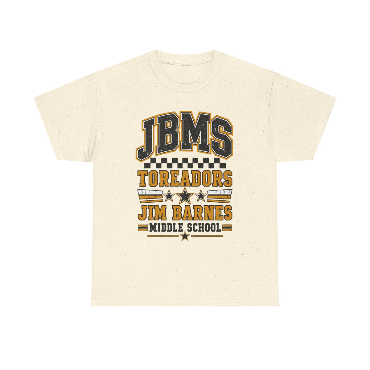 Jim Barnes Middle School Toreadors Tee — JBMS School Spirit T-Shirt