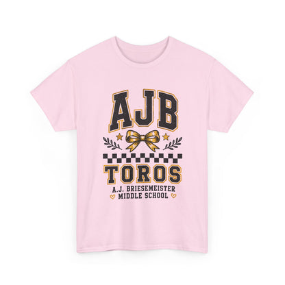AJB Toros Middle School T-Shirt — AJ Bresemeister School Spirit Tee