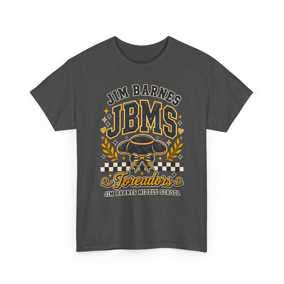 Jim Barnes JBMS Toreadors Middle School T-Shirt