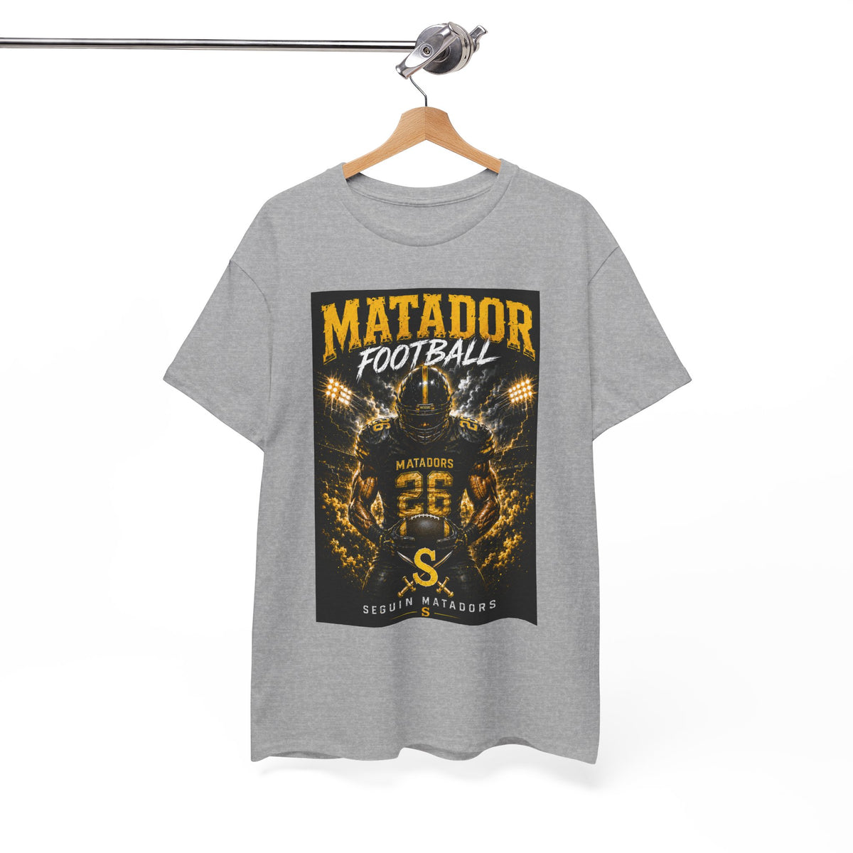 Matador Football Team Tee — Vintage Helmet Graphic Jersey Shirt
