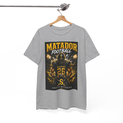 Matador Football Team Tee — Vintage Helmet Graphic Jersey Shirt