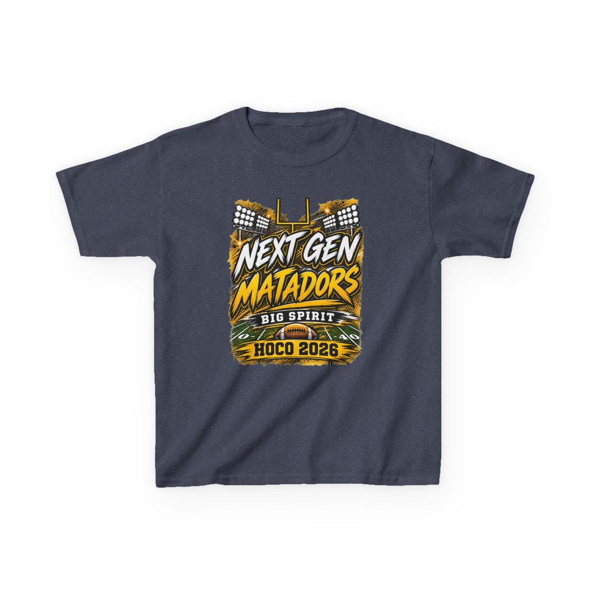 Kids Tee — "Next Gen Matadors" HOCO 2026 Big Spirit School Spirit Shirt