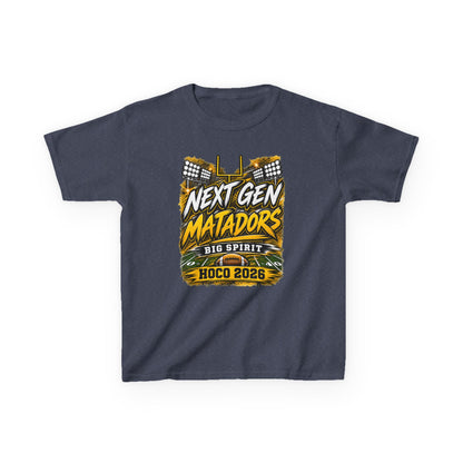Kids Tee — "Next Gen Matadors" HOCO 2026 Big Spirit School Spirit Shirt