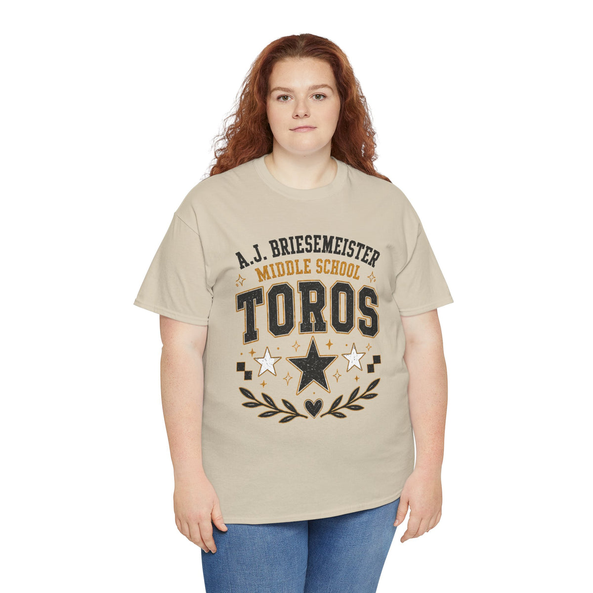 Toros Middle School Tee – A.J. Briesmeister School Spirit Shirt