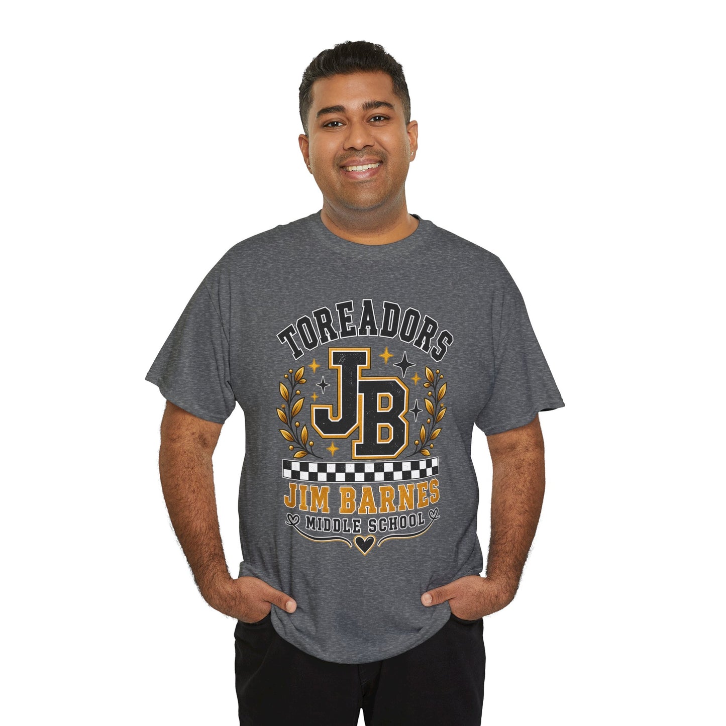 Toreadors JB Jim Barnes Middle School Tee — School Spirit Graphic T-Shirt