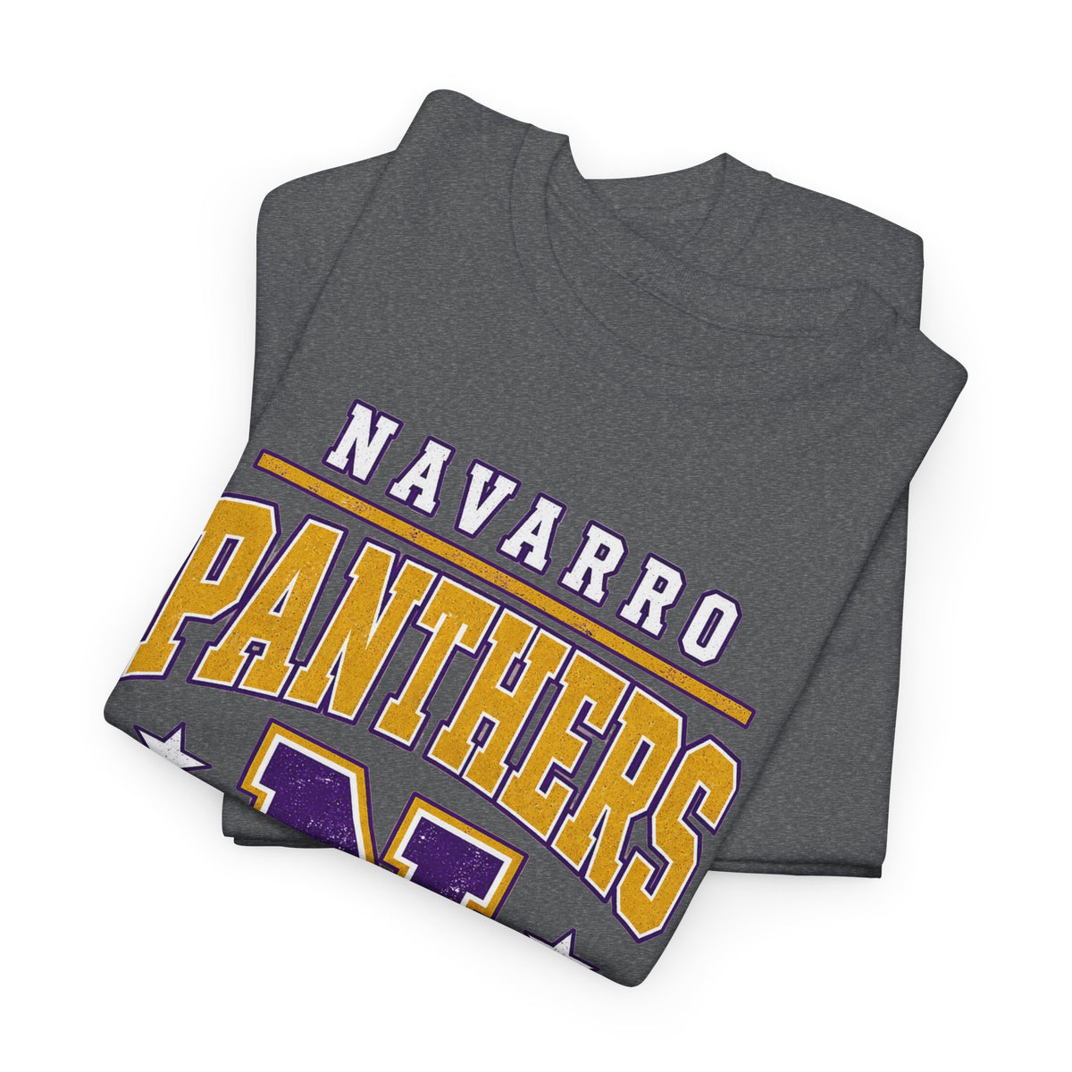 Navarro Panthers High School Tee — Retro Letterman N Design