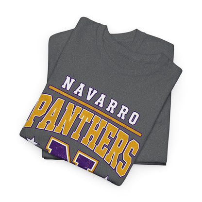 Navarro Panthers High School Tee — Retro Letterman N Design