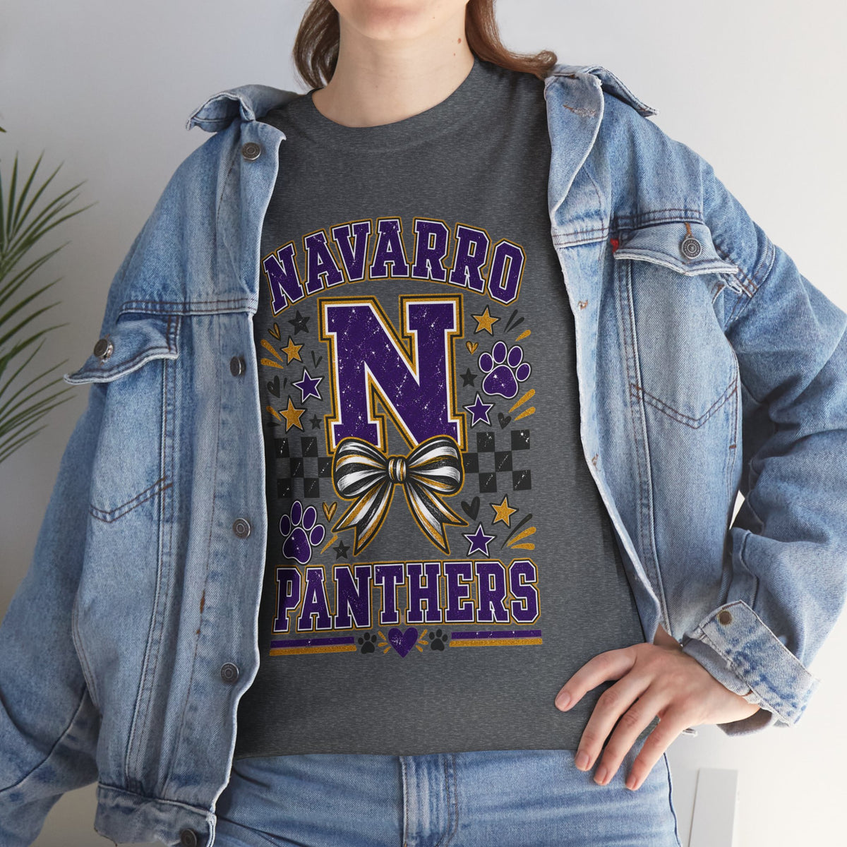 Navarro Panthers N Cheer T-Shirt — School Spirit Cheerleader Tee