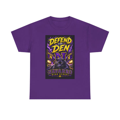 Defend the Den Navarro High School Panther T‑Shirt