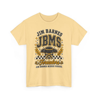 Jim Barnes JBMS Toreadors Middle School T-Shirt