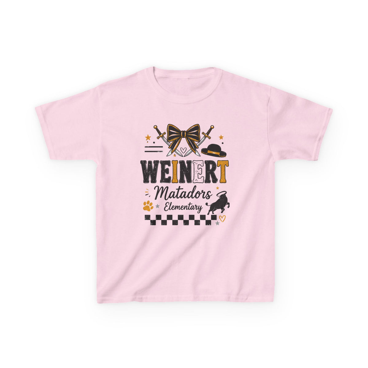Matadors Elementary Kids T‑Shirt – 'Weinert' School Spirit Tee