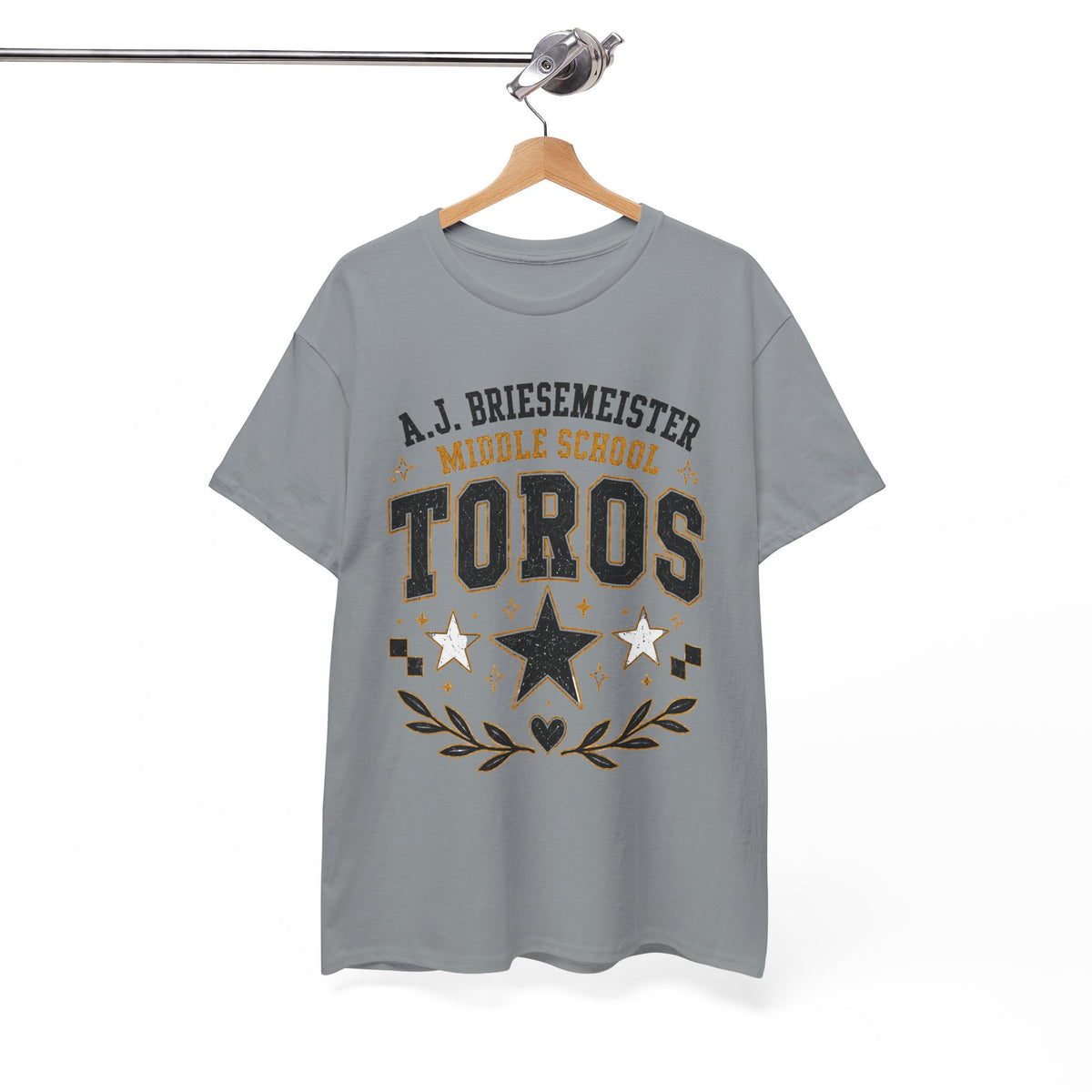 Toros Middle School Tee – A.J. Briesmeister School Spirit Shirt