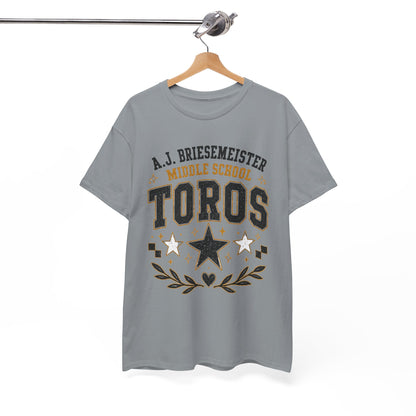 Toros Middle School Tee – A.J. Briesmeister School Spirit Shirt