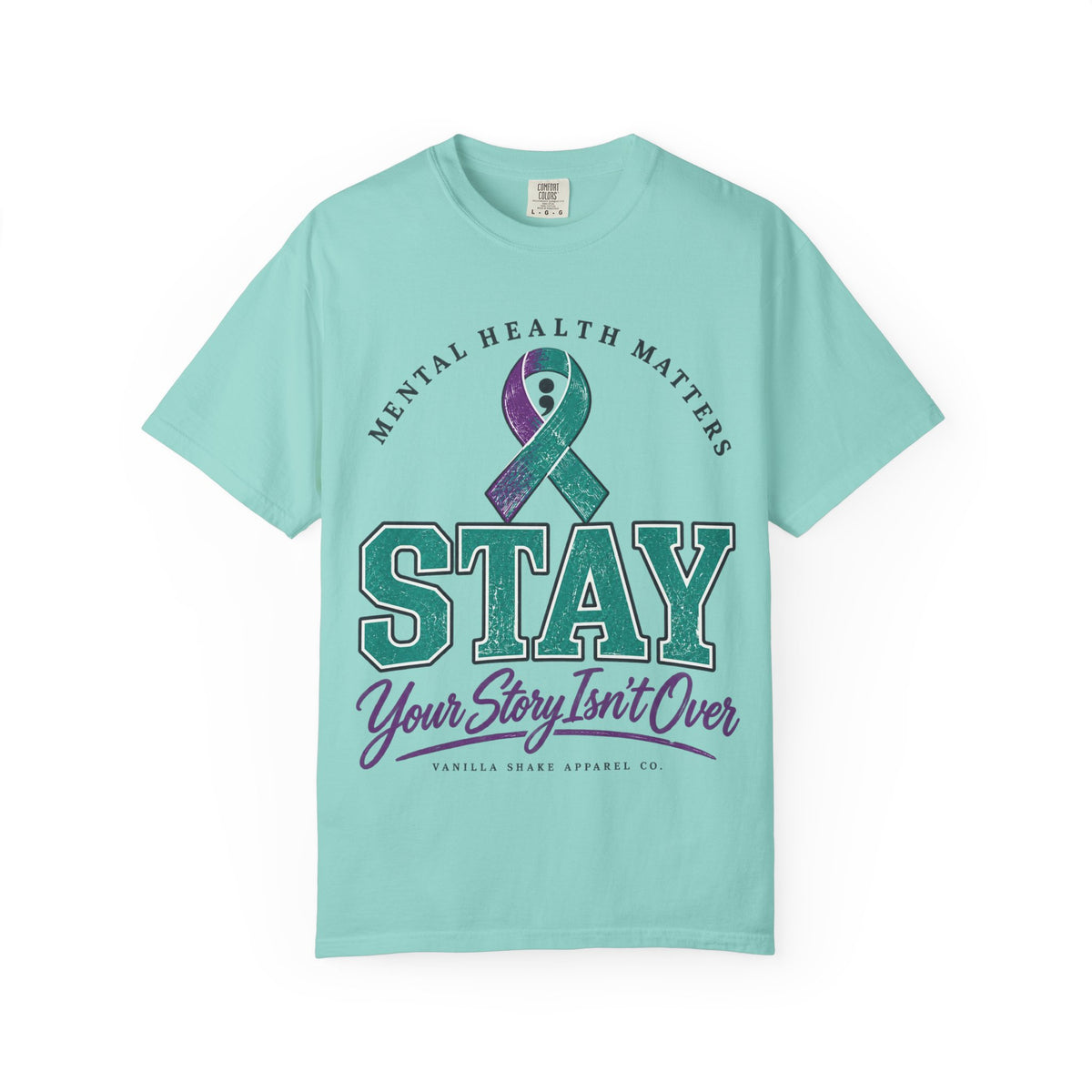 Mental Health Awareness 'Stay — Your Story Isn't Over' T-Shirt