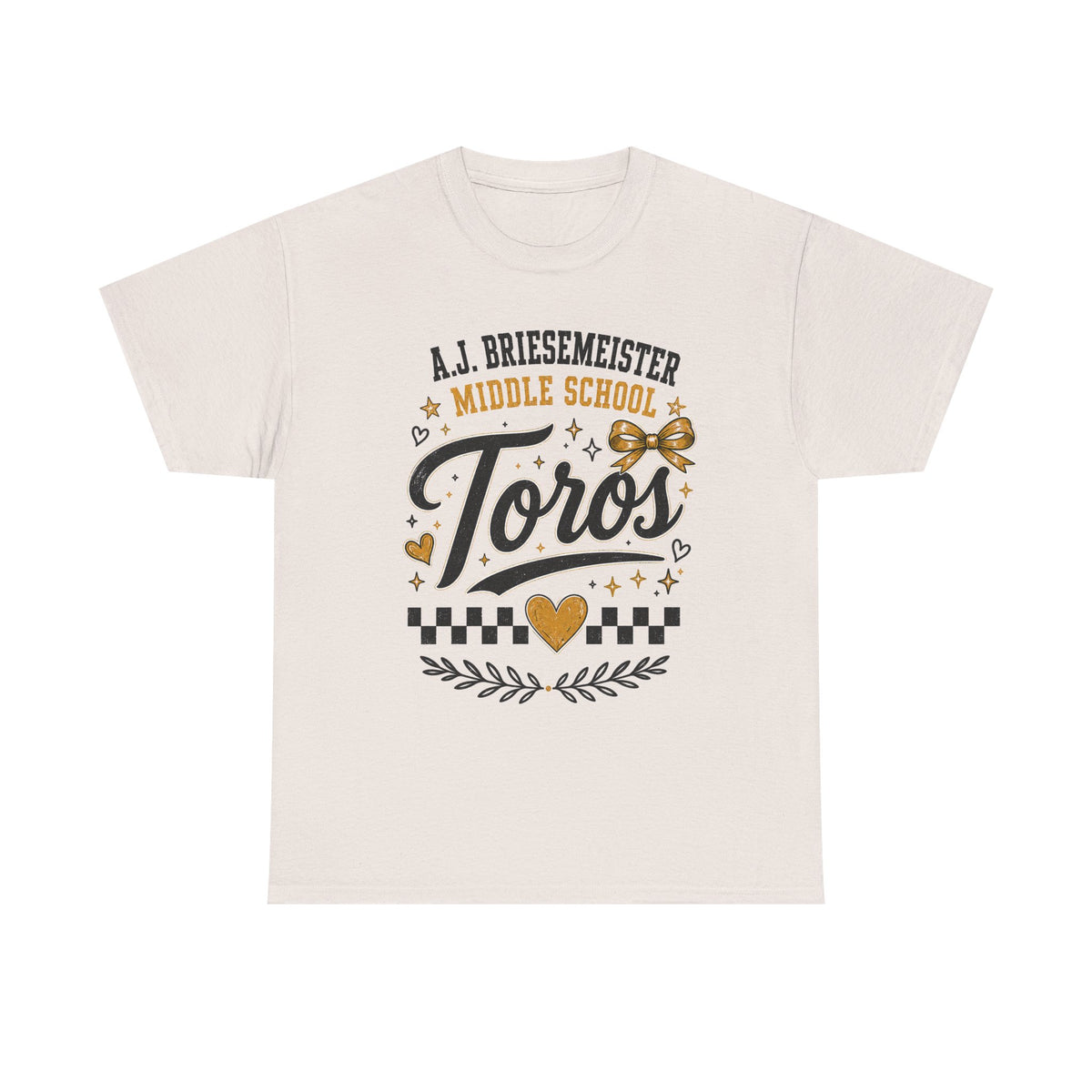 Toros Middle School Tee — L.J. Briesemaster School Spirit Shirt