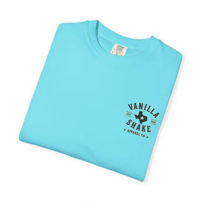 Mr. & Mrs. Shake Logo Unisex Garment-Dyed T-shirt