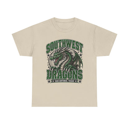 Southwest Dragons T-Shirt — San Antonio Texas Green Dragon Graphic Tee