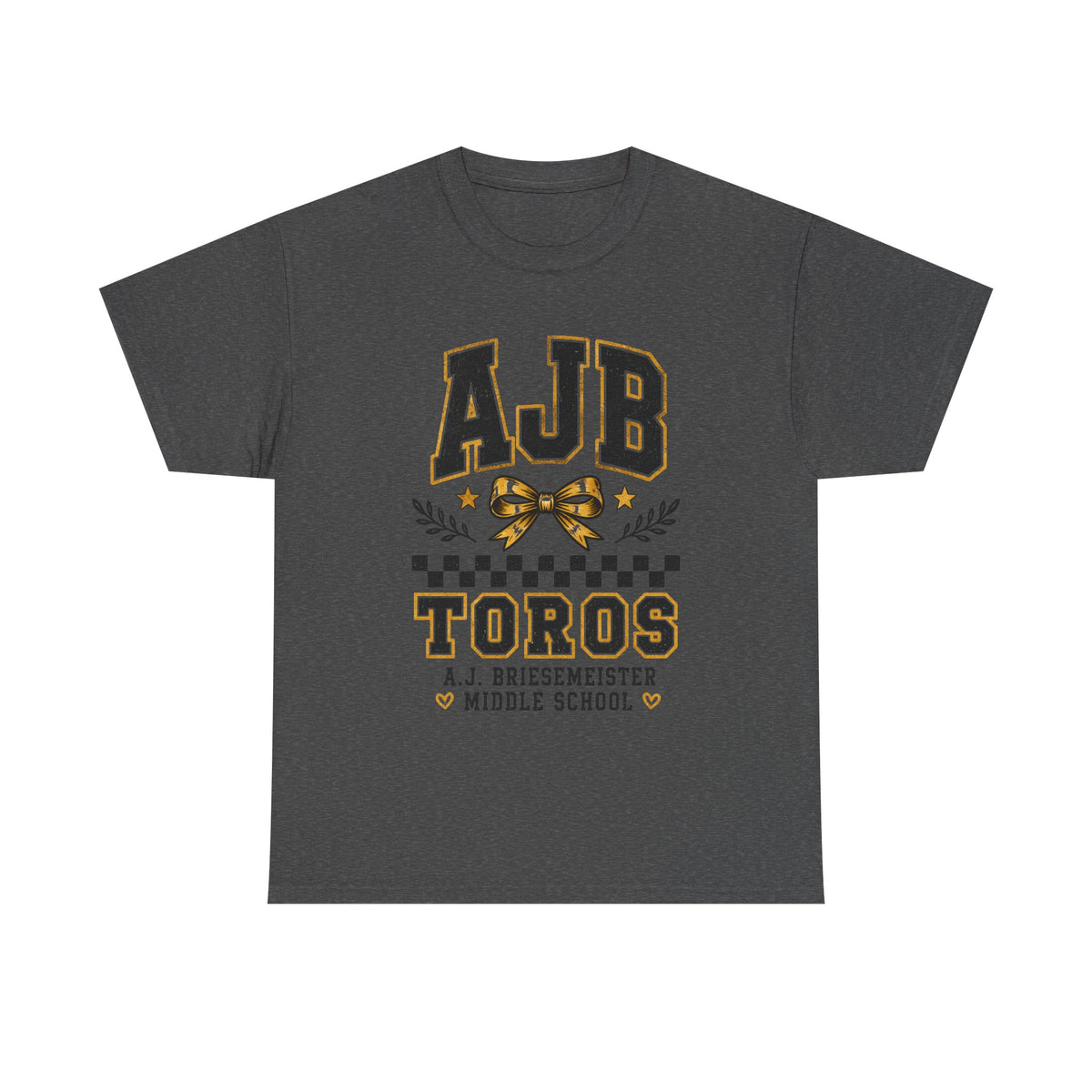 AJB Toros Middle School T-Shirt — AJ Bresemeister School Spirit Tee