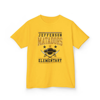 Jefferson Matadors Elementary Kids T-Shirt — School Spirit Tee