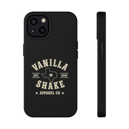 Black w/Ivory Logo lmpact-Resistant Phone Cases