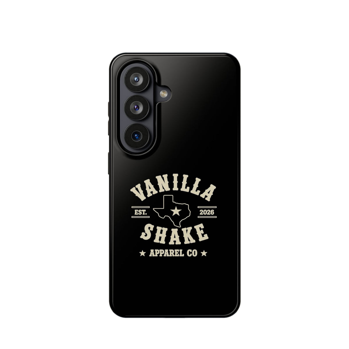 Black w/Ivory Logo lmpact-Resistant Phone Cases