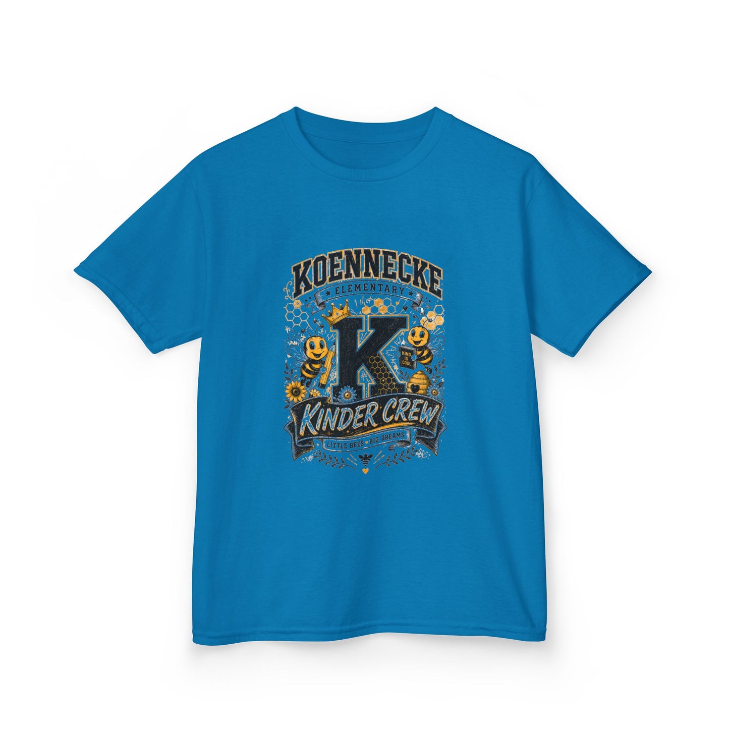 Kinder Crew Kids T-Shirt — 'Koennecke Kinder Crew' School Spirit Tee