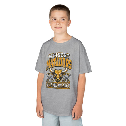 Weinert Matadors Elementary Kids T-Shirt — School Mascot Tee