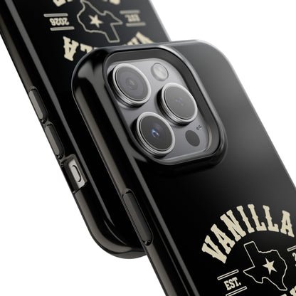Black w/Ivory Logo lmpact-Resistant Phone Cases