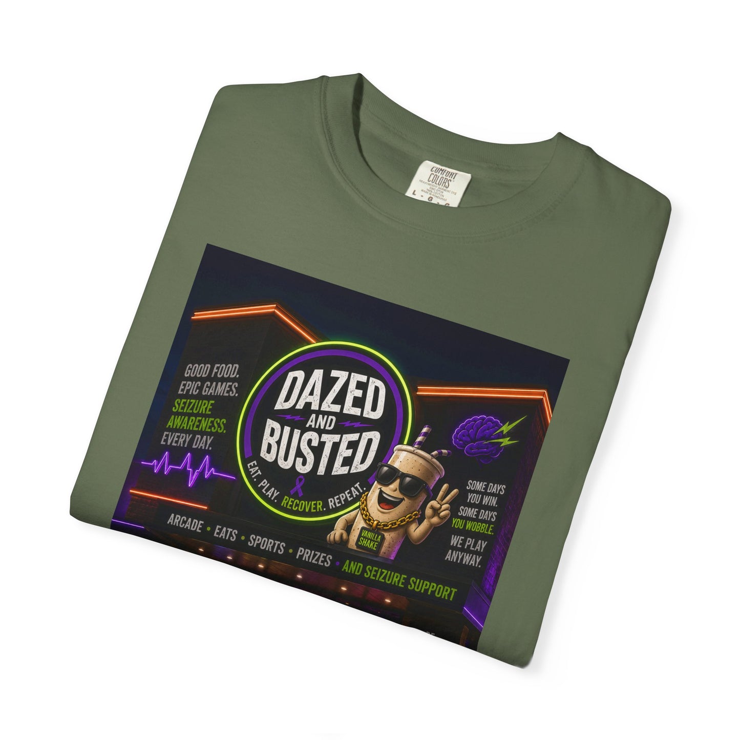Dazed & Busted Neon Arcade T-Shirt