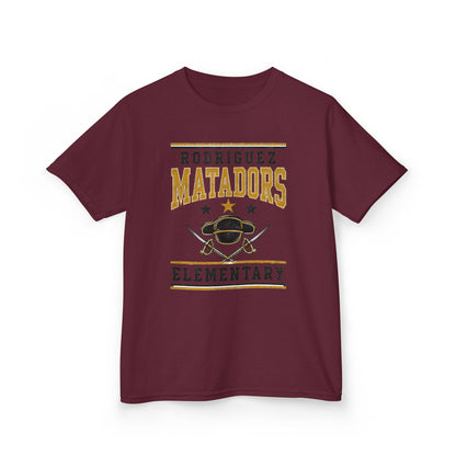 Rodriguez Matadors Elementary Kids T-Shirt — School Spirit Tee