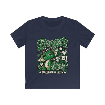 Kids Dragon Spirit Tee — "Dragon Spirit Heart" Southwest Mom Youth T-Shirt