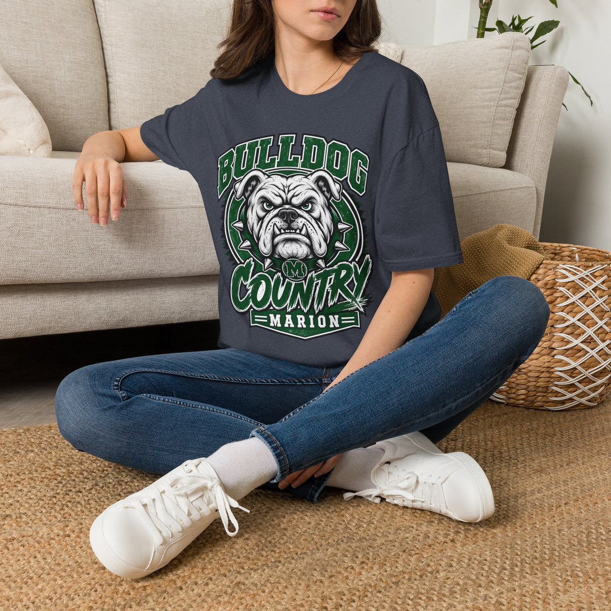 Bulldog Country T-Shirt — Marion School Mascot Tee