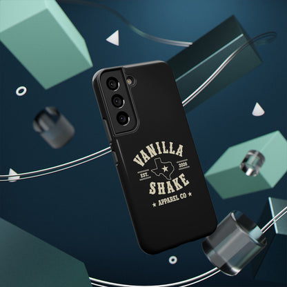 Black w/Ivory Logo lmpact-Resistant Phone Cases