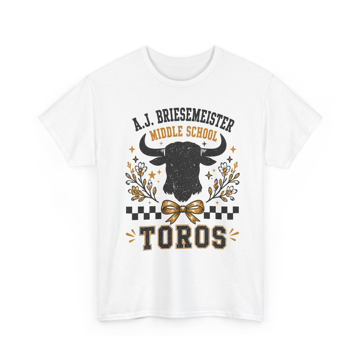 Toros Middle School Tee — A.J. Briesemeister School Spirit T-Shirt