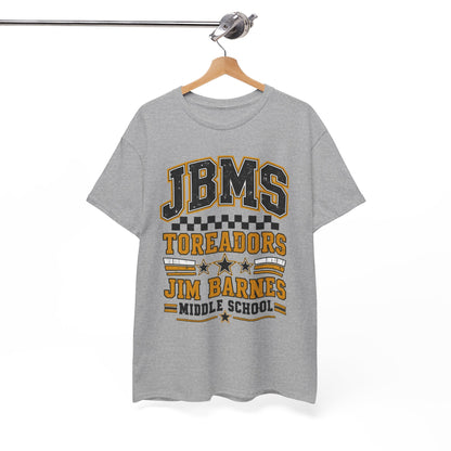 Jim Barnes Middle School Toreadors Tee — JBMS School Spirit T-Shirt