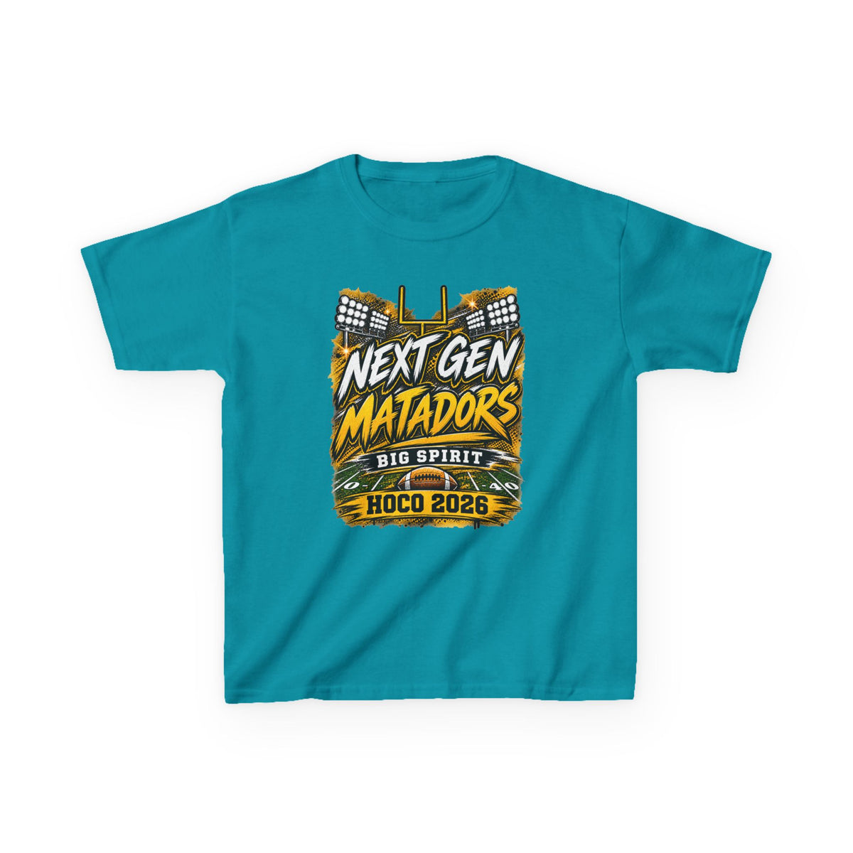 Kids Tee — "Next Gen Matadors" HOCO 2026 Big Spirit School Spirit Shirt