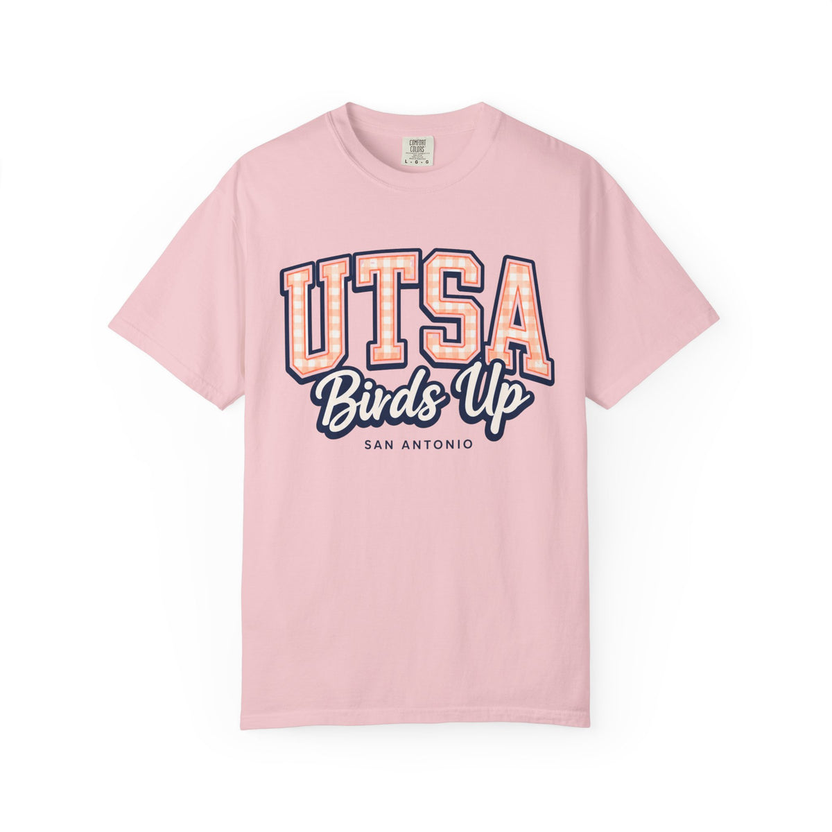 UTSA Birds Up T-Shirt — San Antonio Orange Garment-Dyed Tee