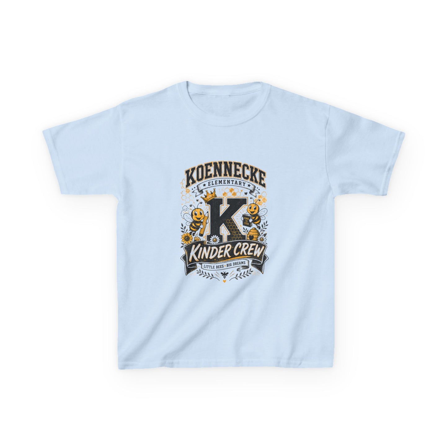 Kinder Crew Kids T-Shirt — 'Koennecke Kinder Crew' School Spirit Tee