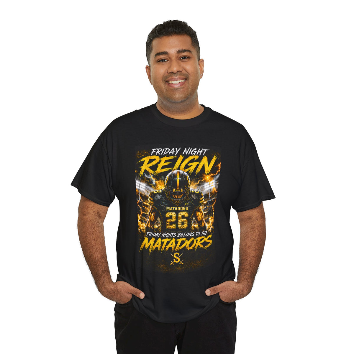 Friday Night Reign Matadors Football T‑Shirt — Team Spirit Game Day Tee