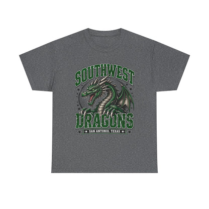 Southwest Dragons T-Shirt — San Antonio Texas Green Dragon Graphic Tee