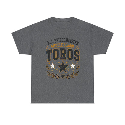 Toros Middle School Tee – A.J. Briesmeister School Spirit Shirt