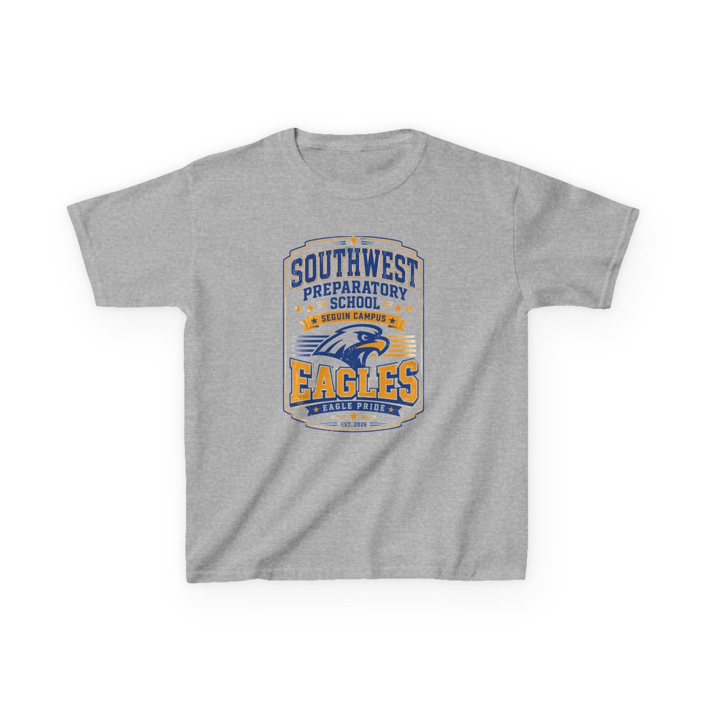 Kids T-Shirt — Southwest Preparatory School Eagles Mascot Tee