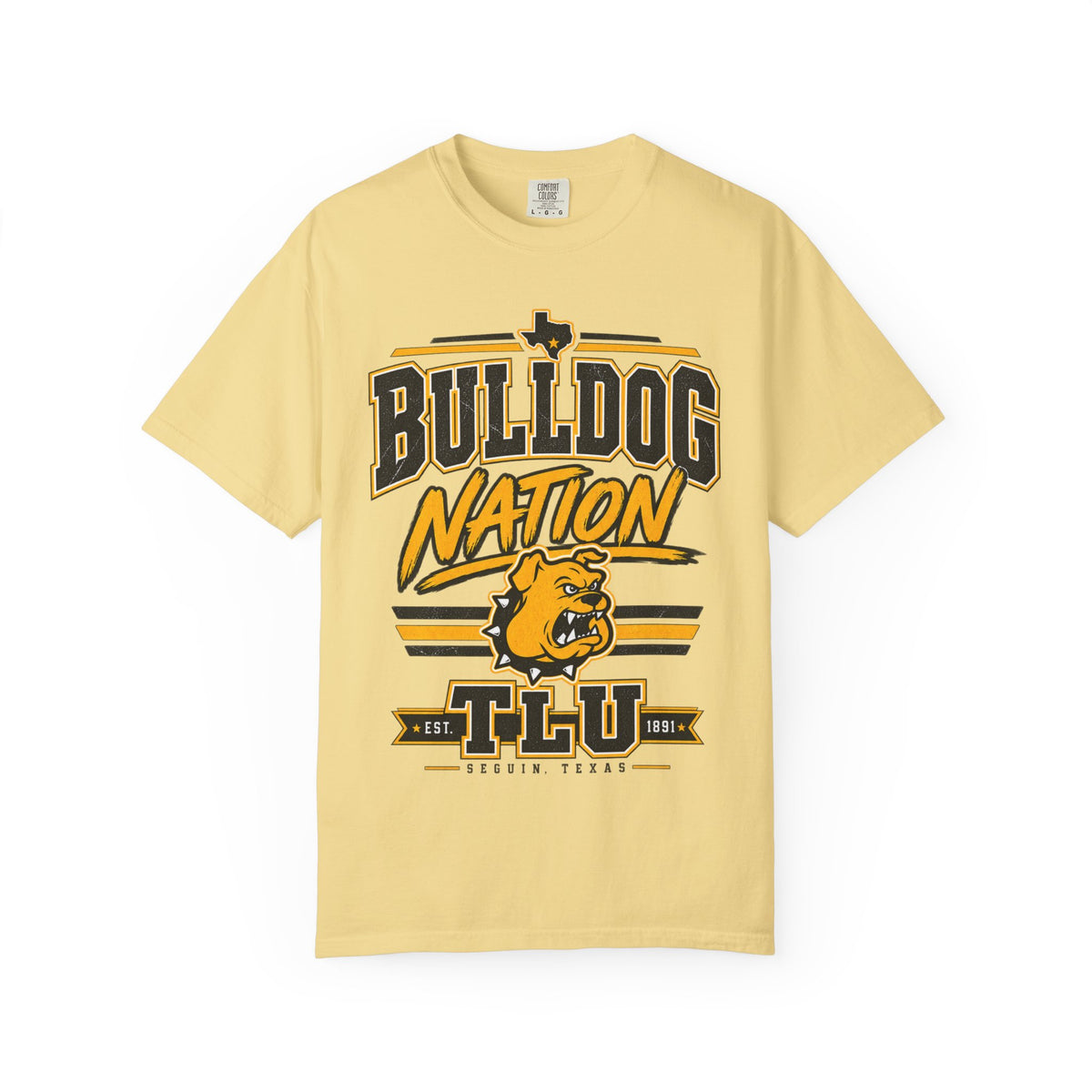 Bulldog Nation T-Shirt — TLU Mascot College Tee