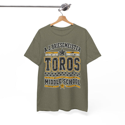 Toros Middle School Tee — A.J. Briesemeister School Spirit T-Shirt