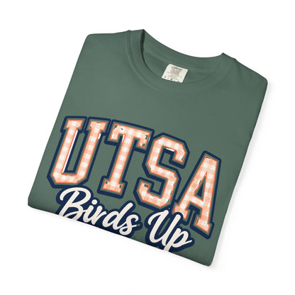 UTSA Birds Up T-Shirt — San Antonio Orange Garment-Dyed Tee