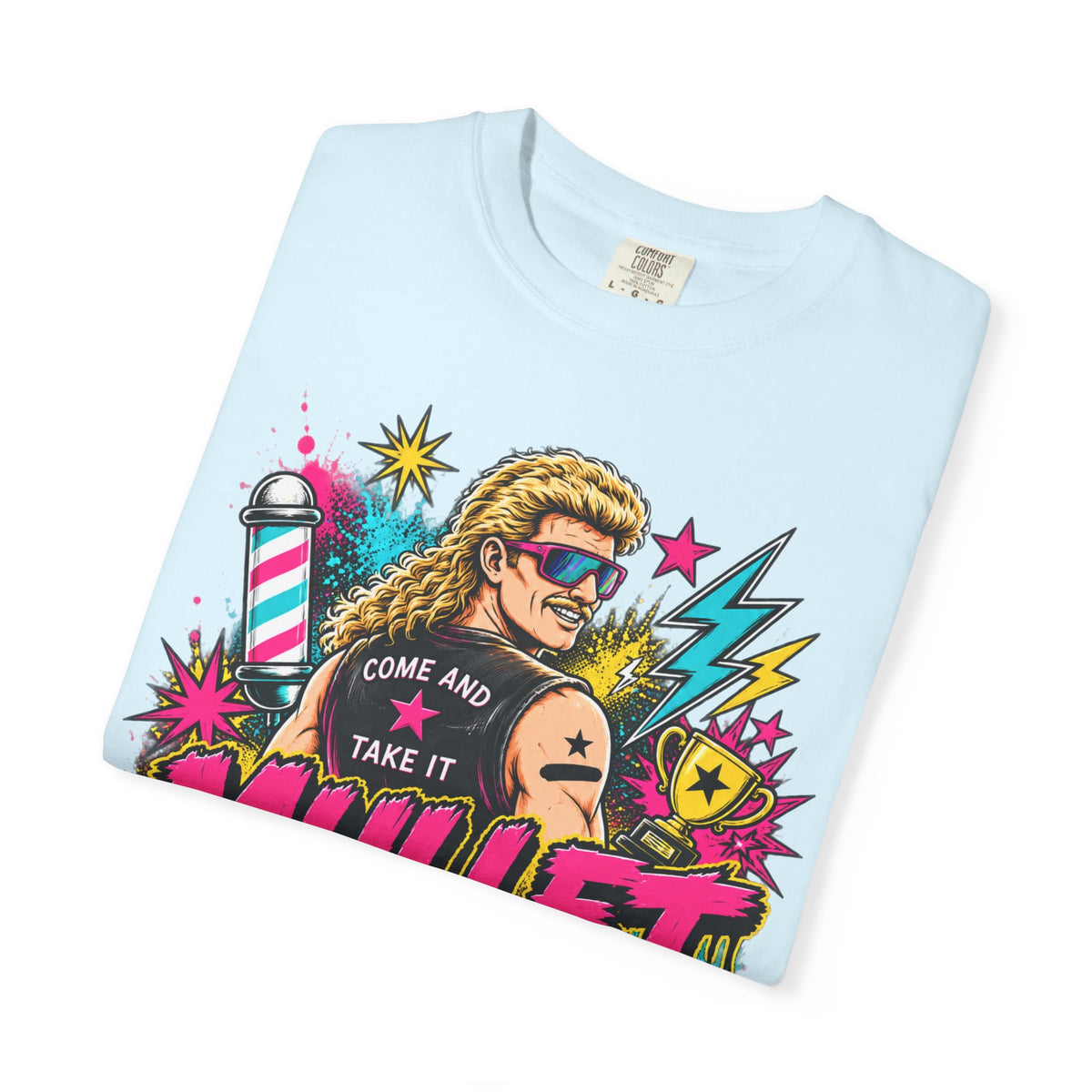 Mullet Championship T-Shirt — "Business in the Front, Party in the Back" Retro Graphic Tee