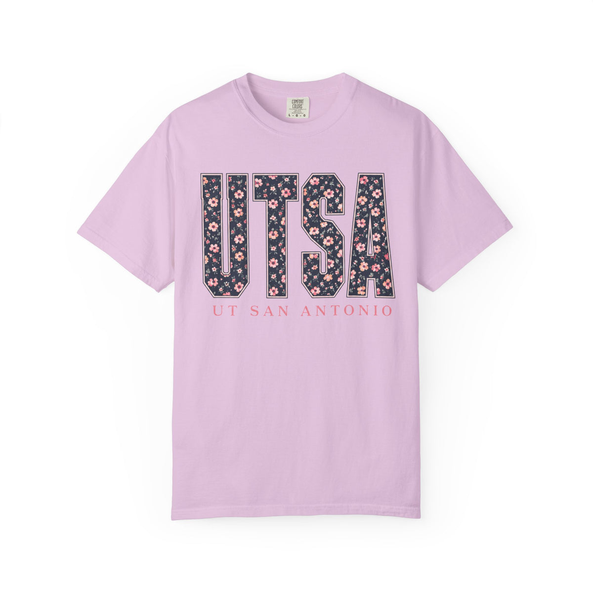 UTSA Floral Logo T‑Shirt — UT San Antonio Collegiate Tee