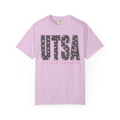 UTSA Floral Logo T‑Shirt — UT San Antonio Collegiate Tee