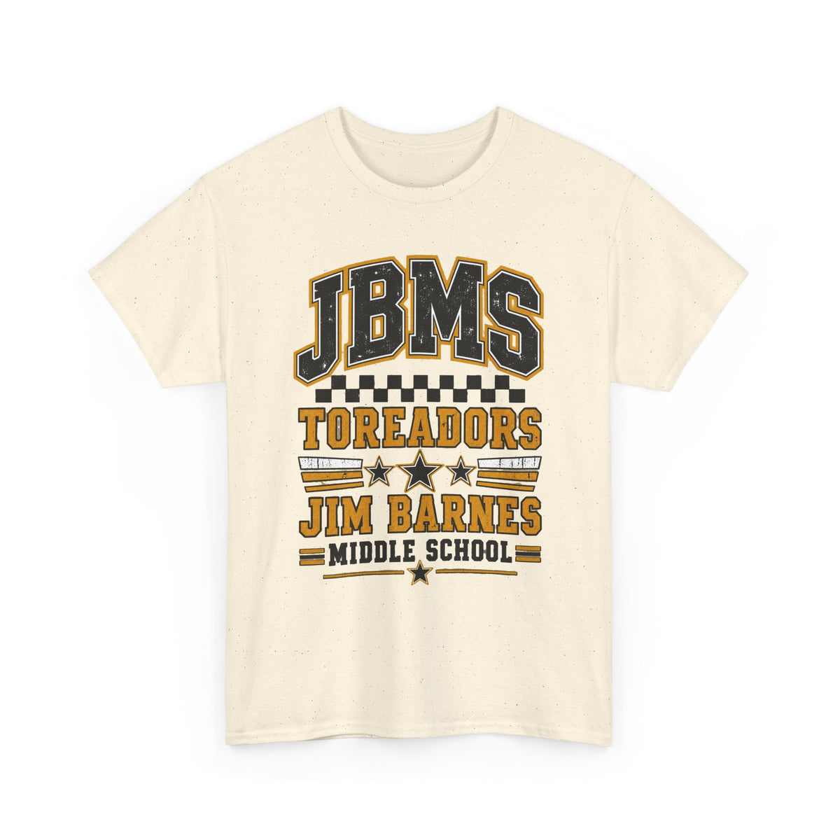 Jim Barnes Middle School Toreadors Tee — JBMS School Spirit T-Shirt
